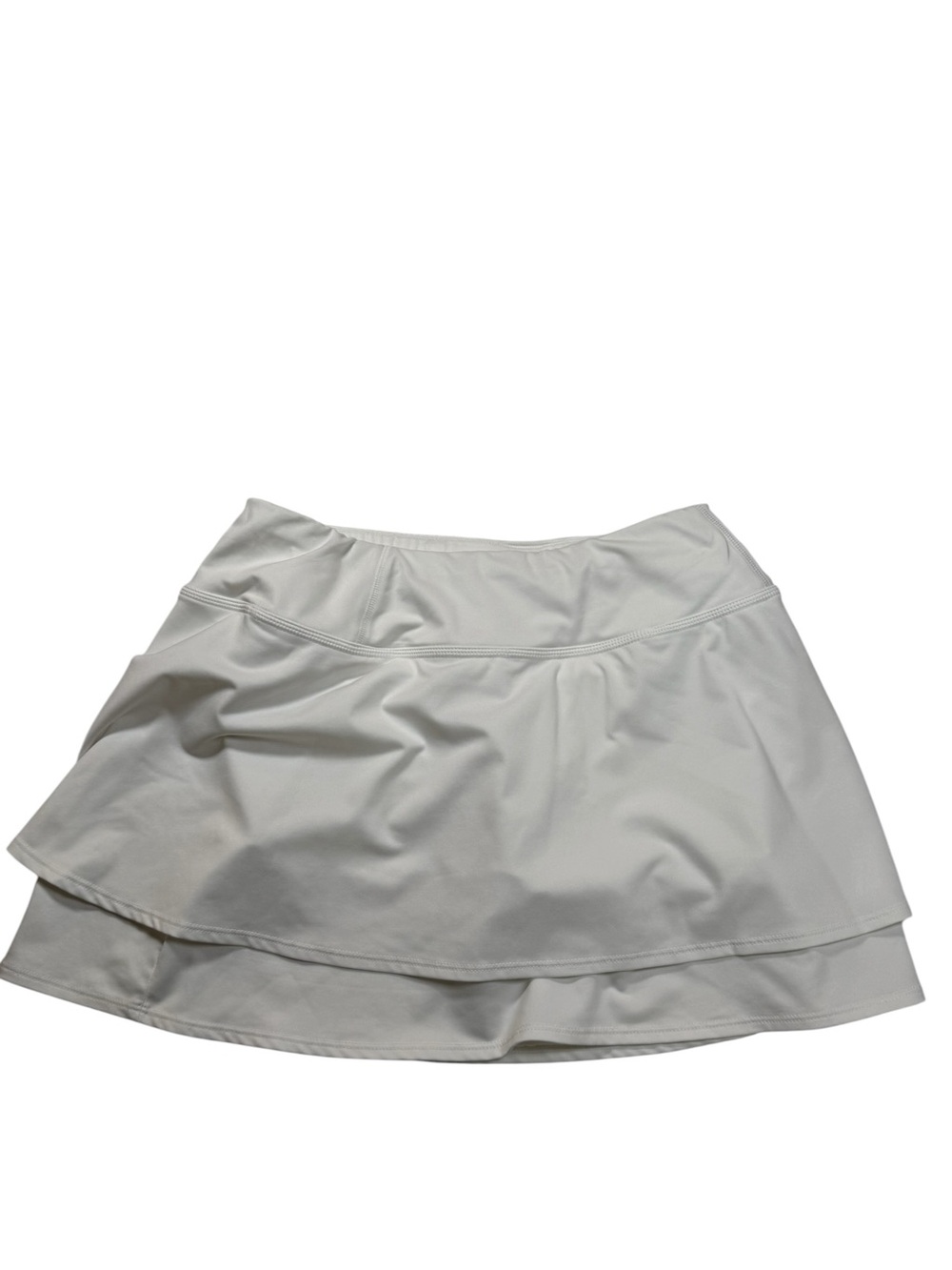 Athleta White Tennis Golf Skort Built In Shorts Women’s Size Small